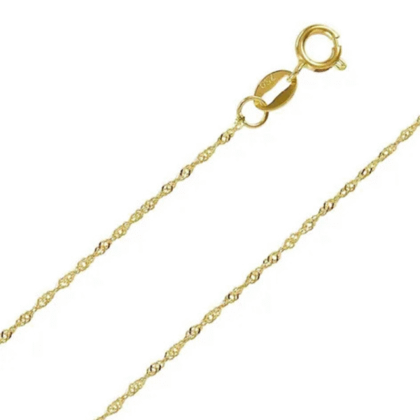 Colar Singapura Em Ouro 18k