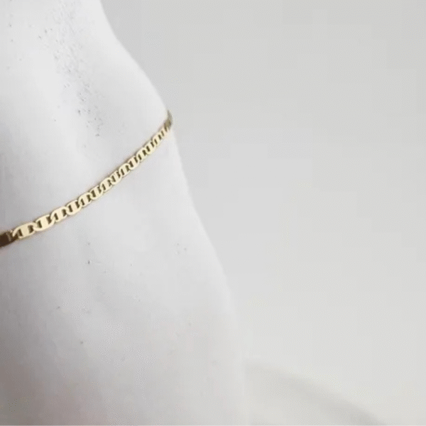 Pulseira Piastrine Ouro 18k - Imagem 2